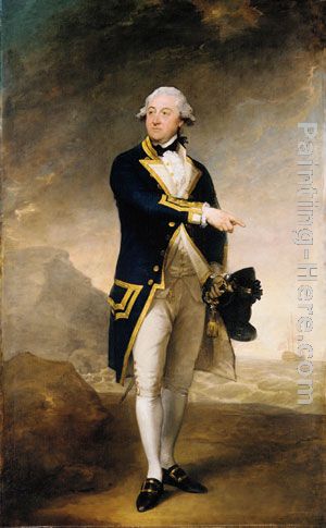 Captain John Gell painting - Gilbert Stuart Captain John Gell art painting